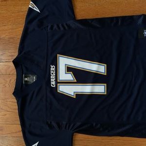 Youth Large NFL Team Apparel Jersey Chargers